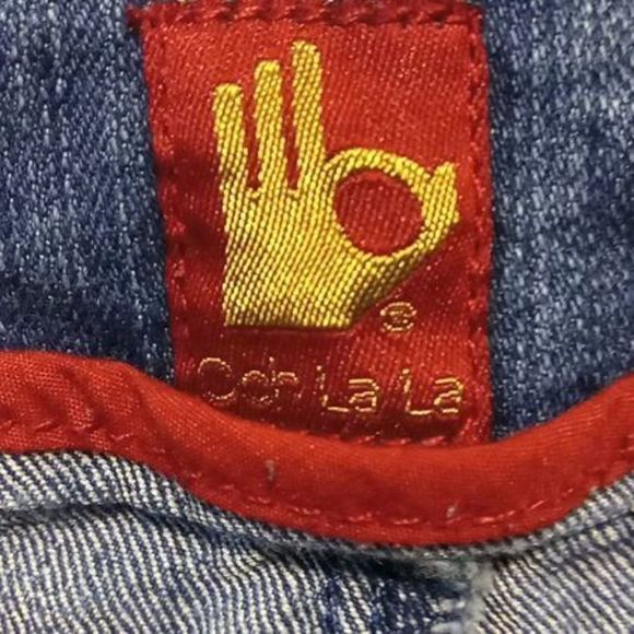 Sasson Ooh La La Straight Leg Hustle Blue Jeans Size 14 - Picture 10 of 10